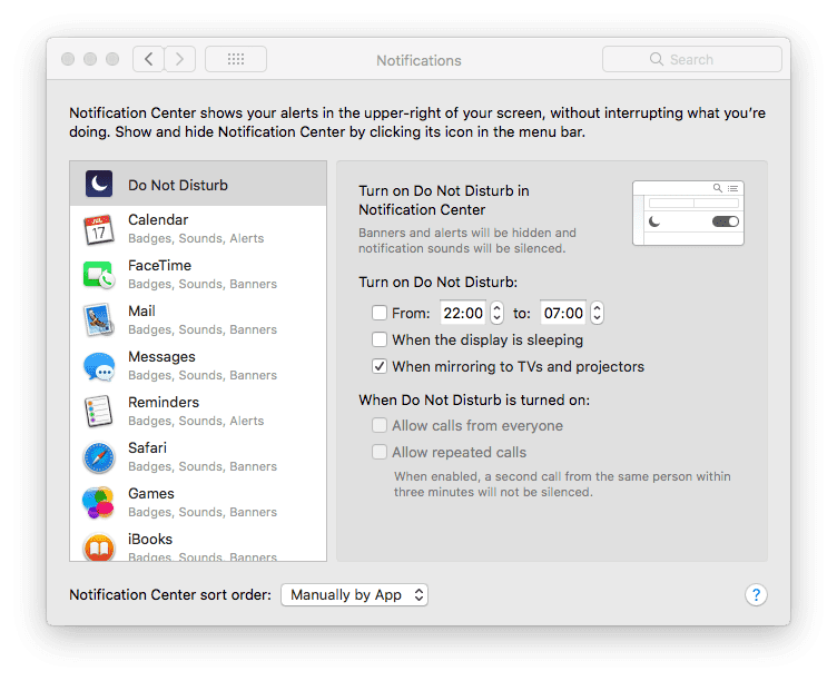 Mac turn off mail notifications